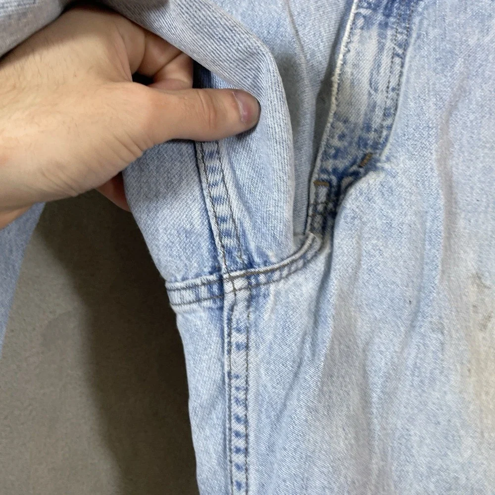 VTG Levis SilverTab Jeans Mens 30x29 Distressed Loose Cotton Y2K USA 90s